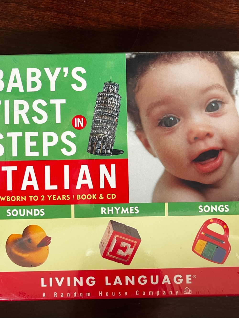 Language Baby's First Steps in Italian - Book and CD